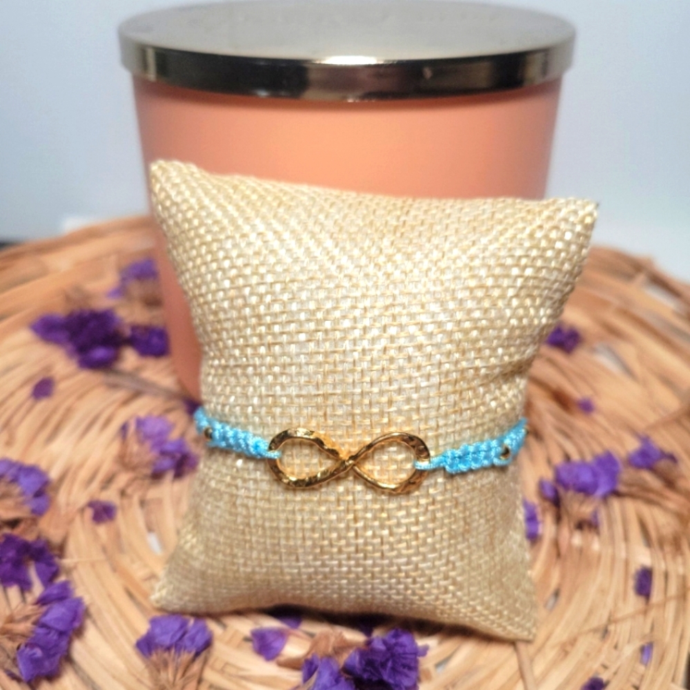 Gold-plated infinity bracelet